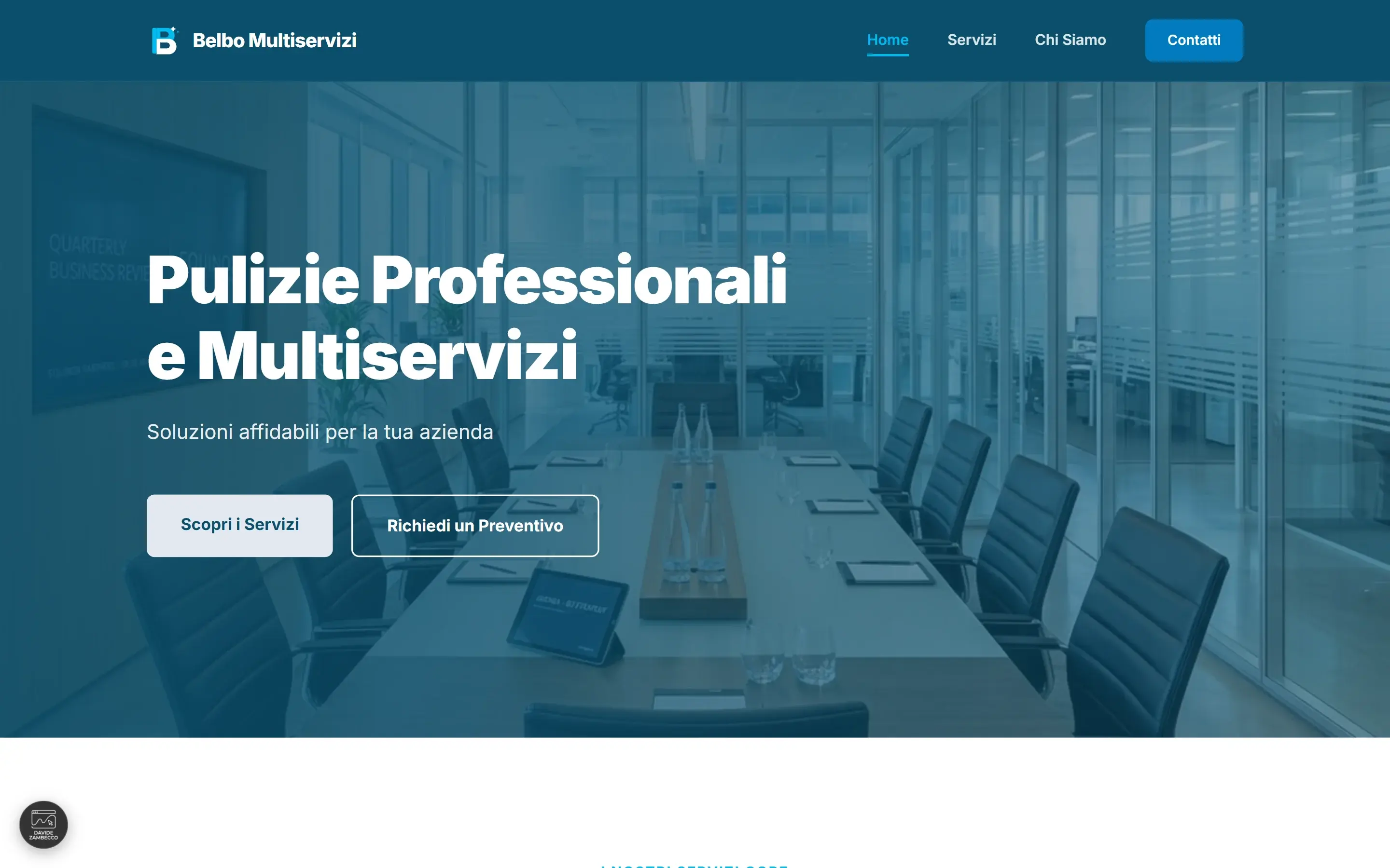 Belbo Multiservizi Desktop Preview