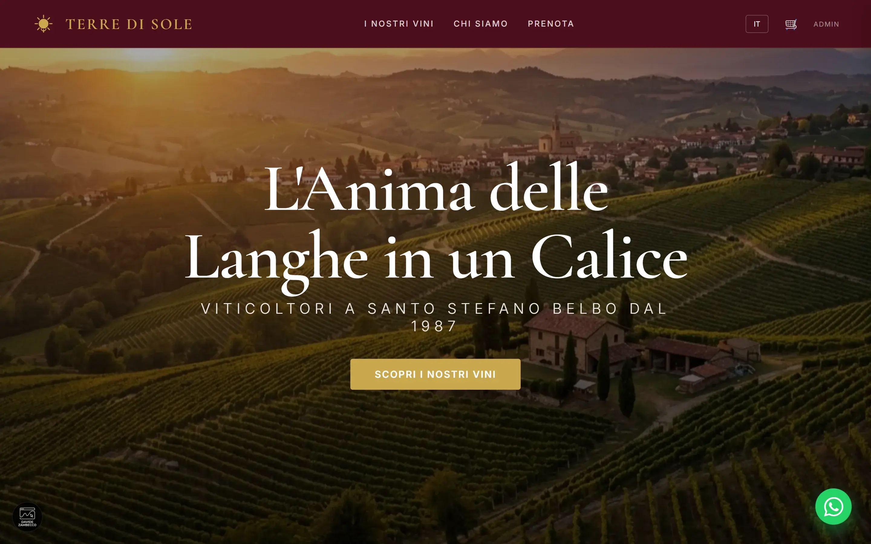 Cantina Terre di Sole Desktop Preview