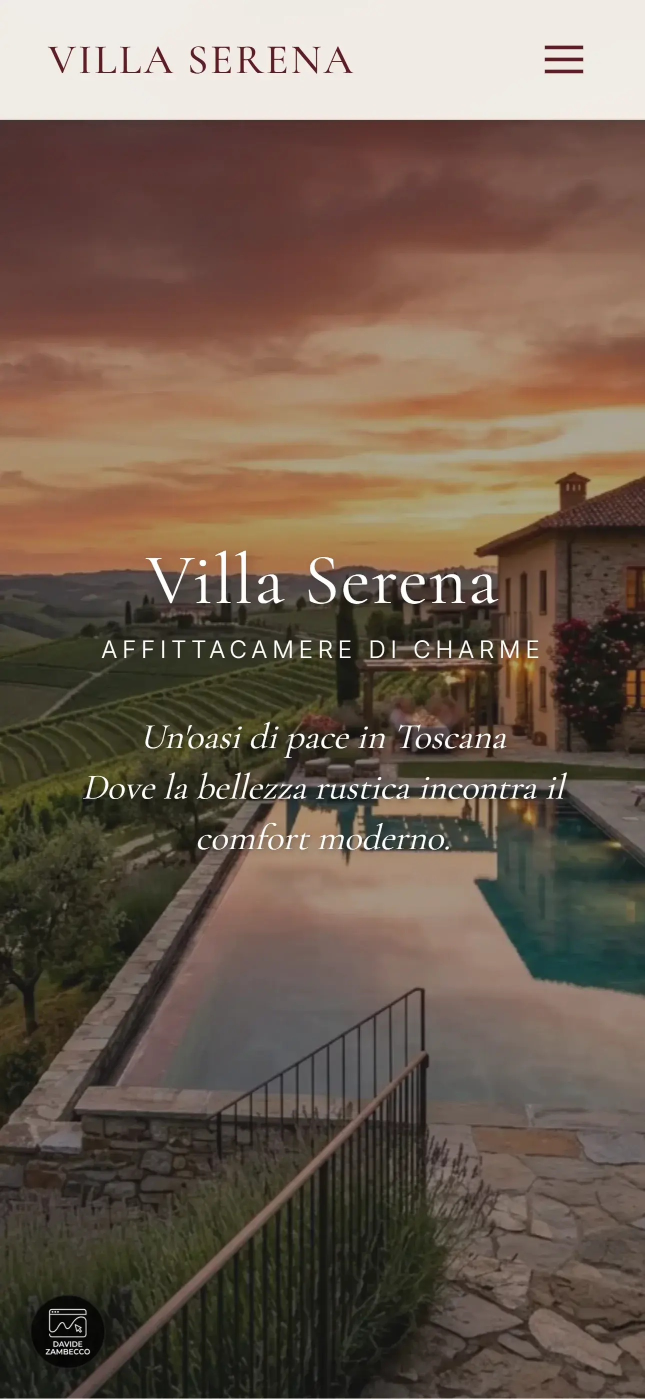 Villa Serena Mobile Preview